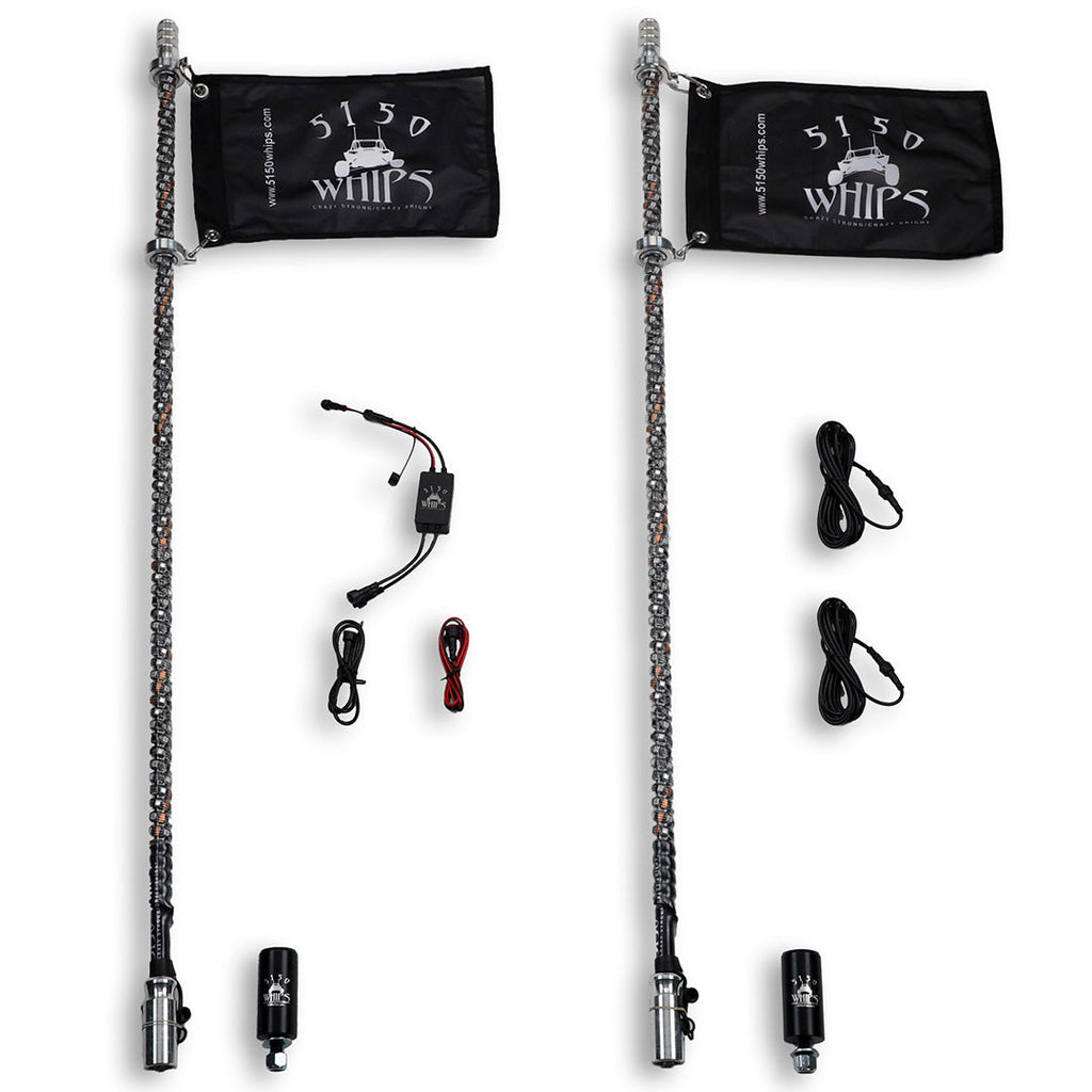 5150 Whips 187 Platinum LED Whips – Pair - official 5150 product image 1