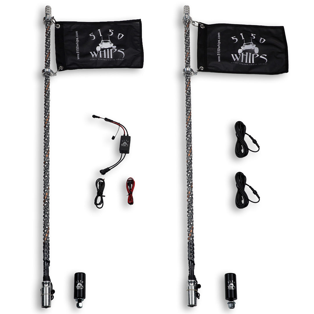 5150 Whips 187 Platinum LED Whips – Pair - official 5150 product image 1