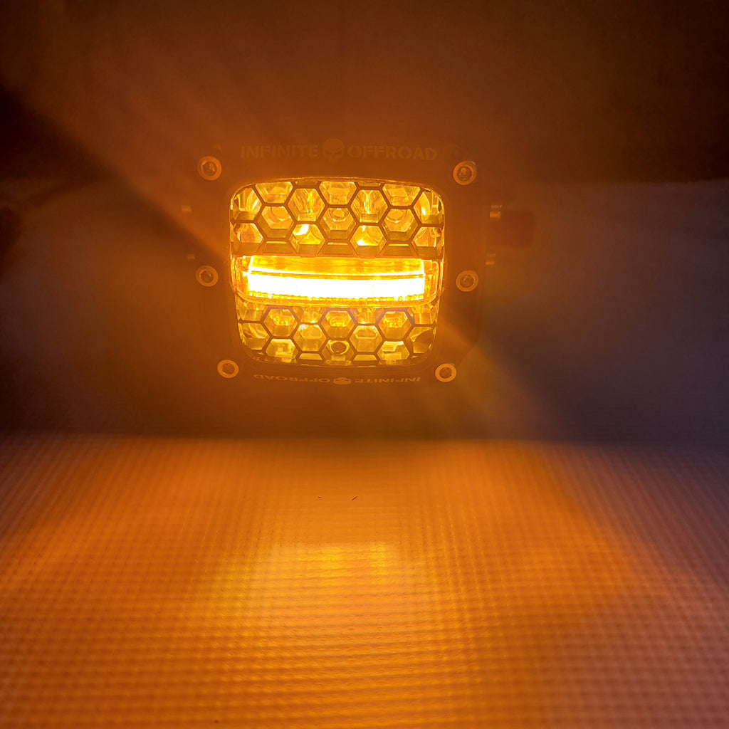 60w 3" Pod (w/ Amber DRL) (Pair) - image 11