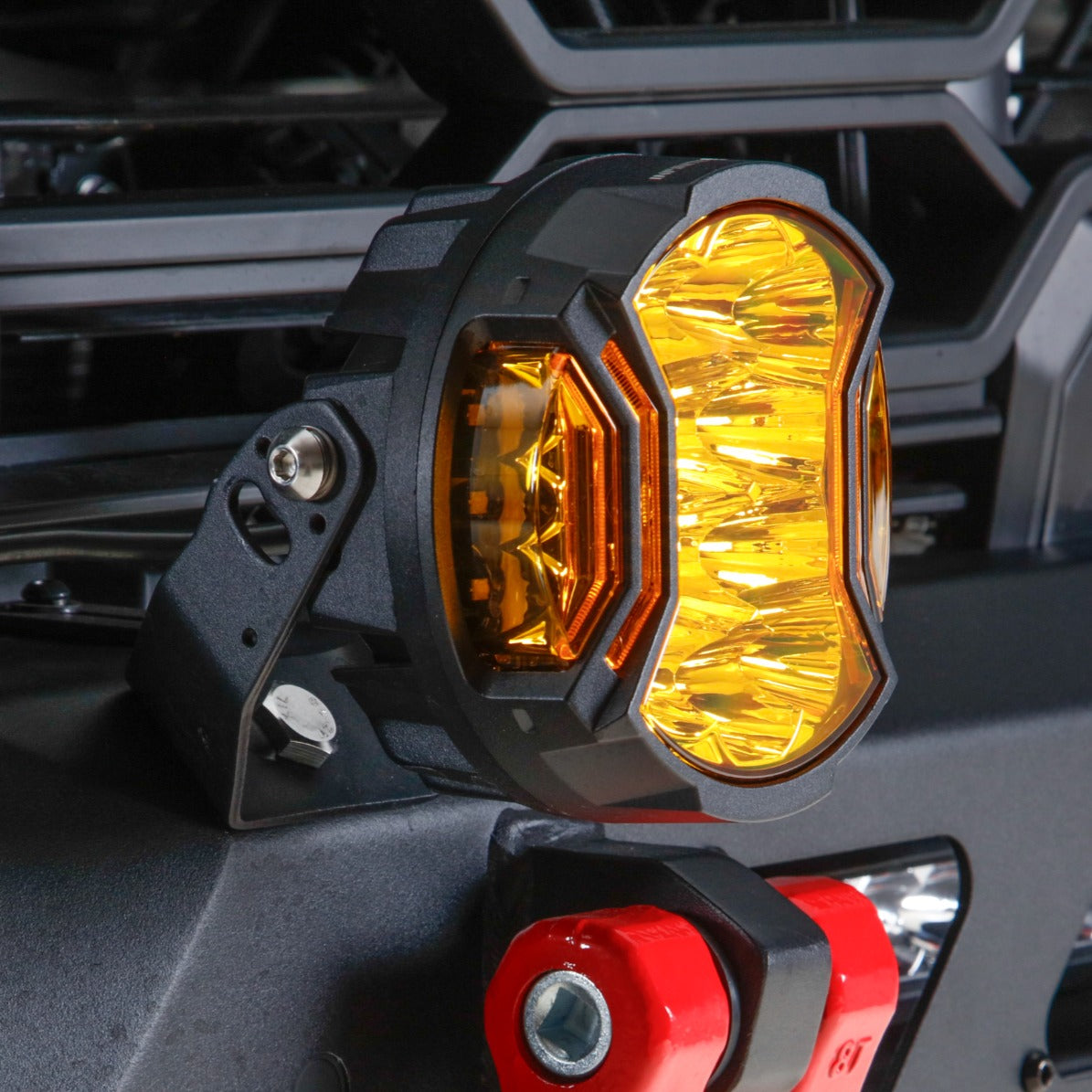 90w 5" Round Side Shooter Pods (w/ DRL) (Pair) - image 11