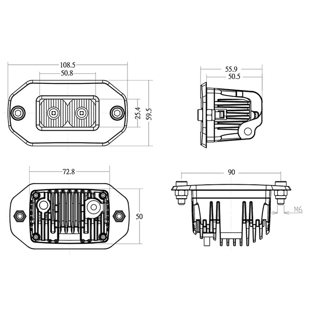 20w / 40w High Output Scene Pods (Pair) - image 6