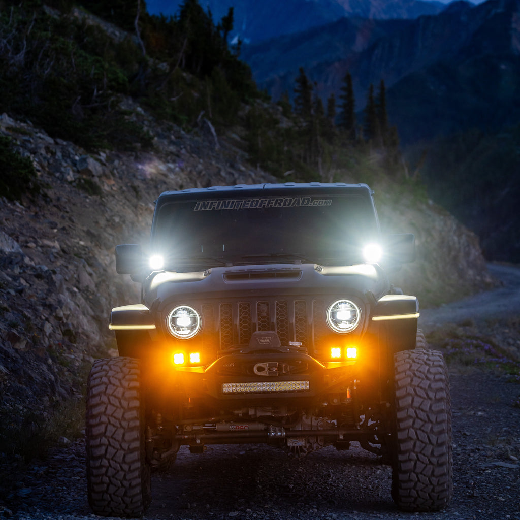 60w 3" Pod (w/ Amber DRL) (Pair) - image 2