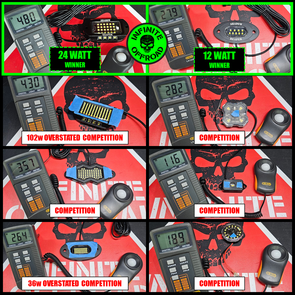 (UTV) Single Color Rock Light Kit - image 5