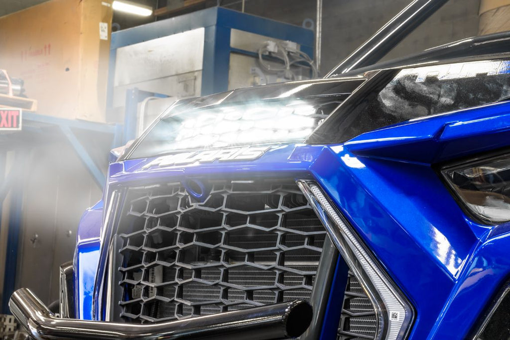 RZR Turbo S / Turbo 2019+ Hood 10" Single Row Light Bar Kit - image 1