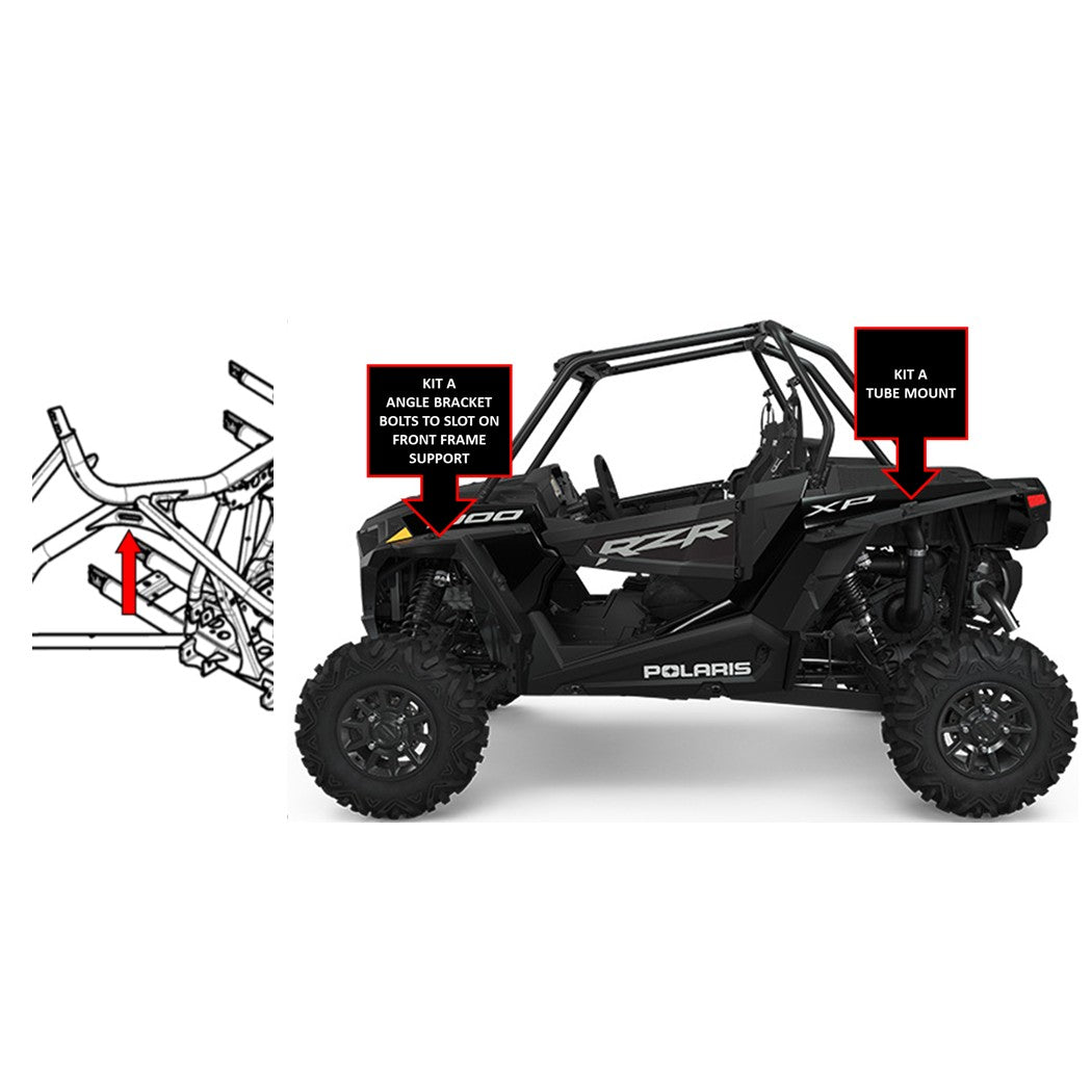 Polaris RZR & Ranger Specific Rock Light Bracket Mounts - image 9