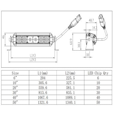 Honda Talon 40" High Output Light Bar Kit - image 9