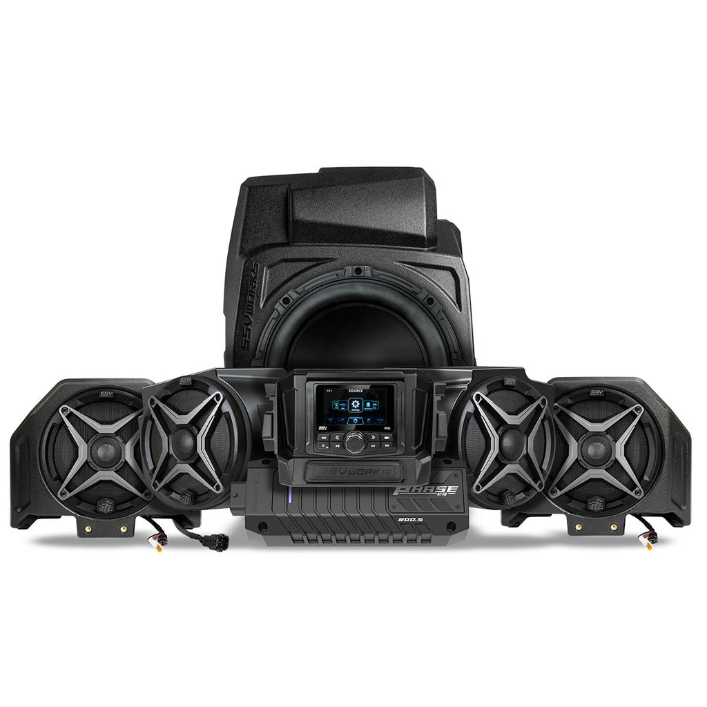 2020-2024 Polaris® RZR PRO Series Phase-4 A-Spec 5-Speaker 800watt System w/JVC
