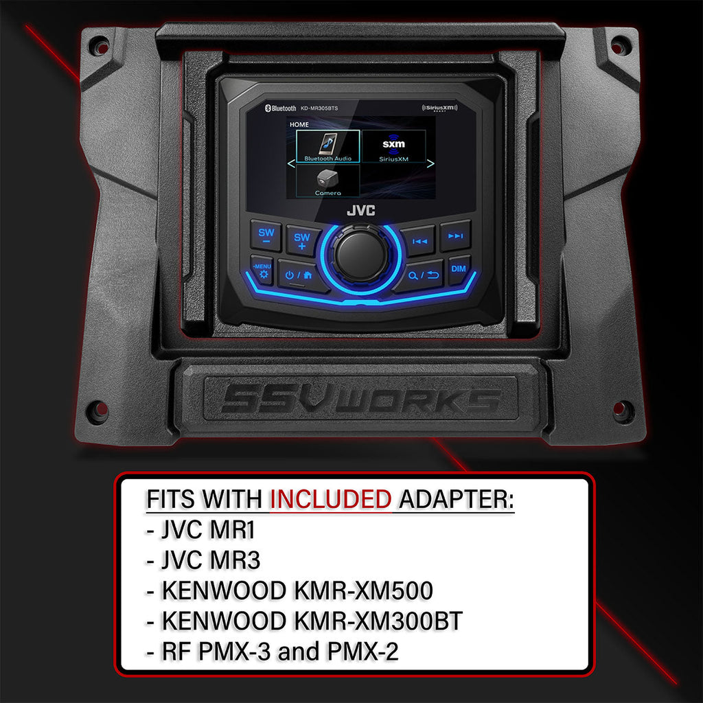 2020-2026 Kawasaki Teryx KRX1000 Multi-Media Receiver Dash Kit