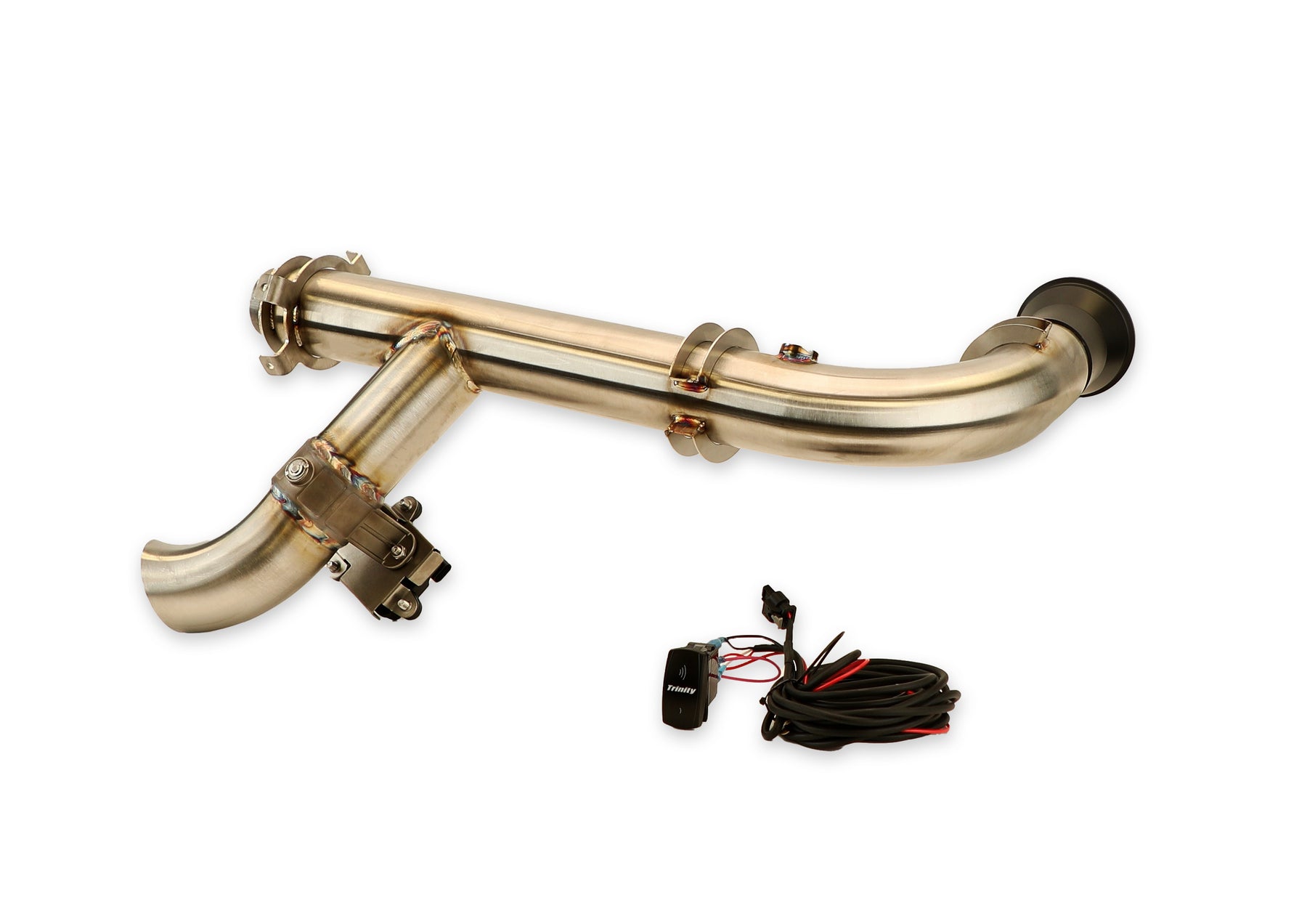 MAVERICK X3 / MAX / RR SIDE PIECE HEADER PIPE (w/electric cut out)
