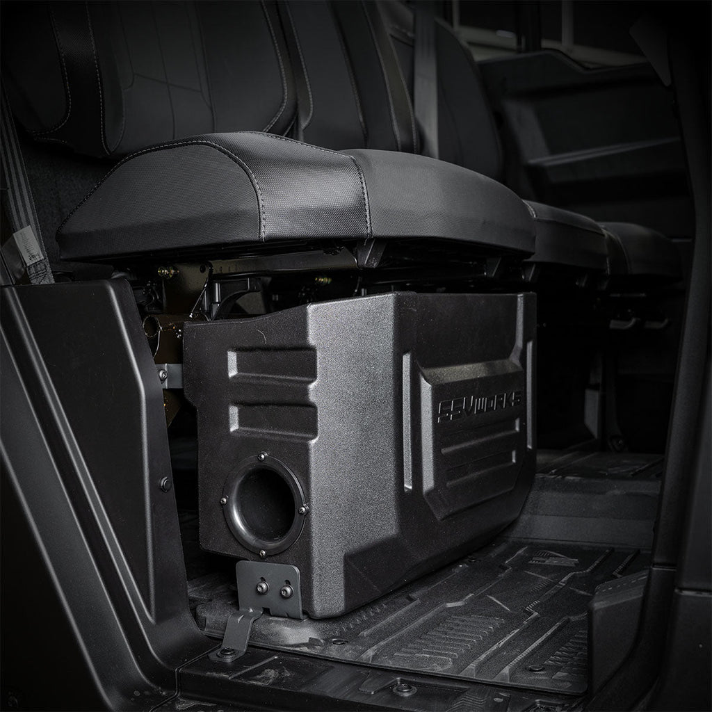 2026 Can-Am® Defender HD11 Passenger-Side, Front or Rear Under-Seat 10" Ported Subwoofer Enclosure