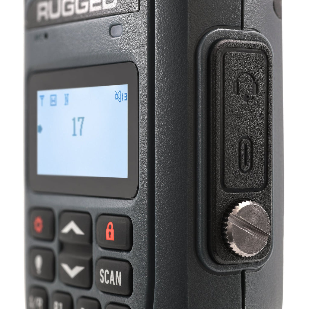 G2 Mini hand mic accessory and programming ports