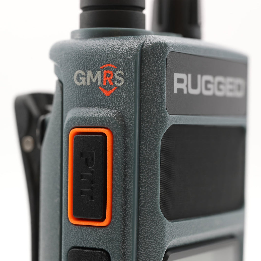 GMR5 - 5W GMRS Handheld Radio - 2 Pack - Grey