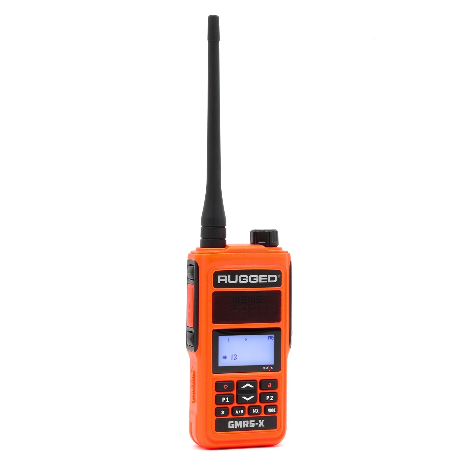GMR5-X - 5W GMRS Handheld Radio - Waterproof with XL Battery - Grey
