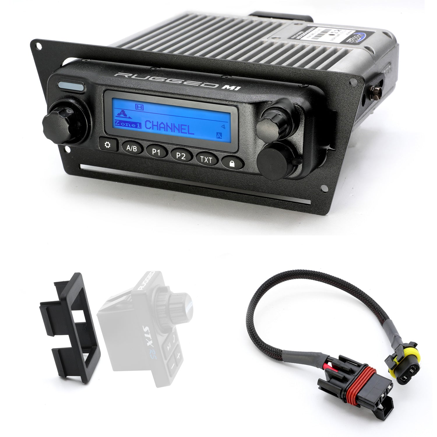 2025 and Newer Polaris RZR Pro XP Pro R and Pro S - Complete Communication Kit with Bluetooth Intercom and 2-Way Radio - 696 PLUS Remote Head / M1 VHF Business Band