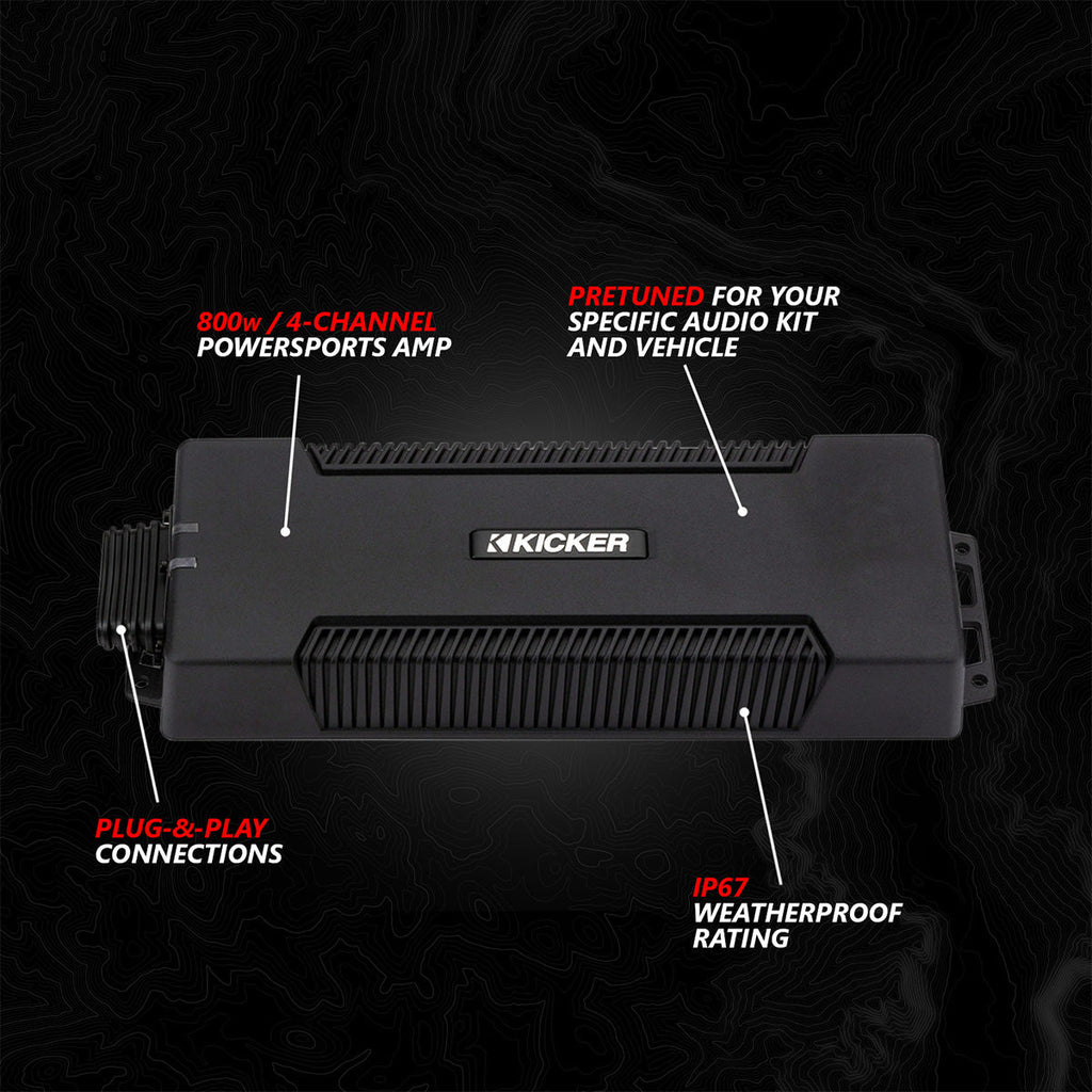 2017-2026 Can-Am® X3, Phase-6 K-Spec 6-Speaker 1650watt System w/MRB4