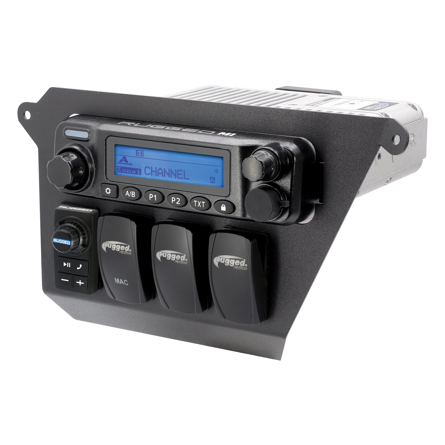 Honda Pioneer Complete Communication Kit with Bluetooth Intercom and 2-Way Radio - STX Stereo Remote Head Intercom / M1 VHF Business Band