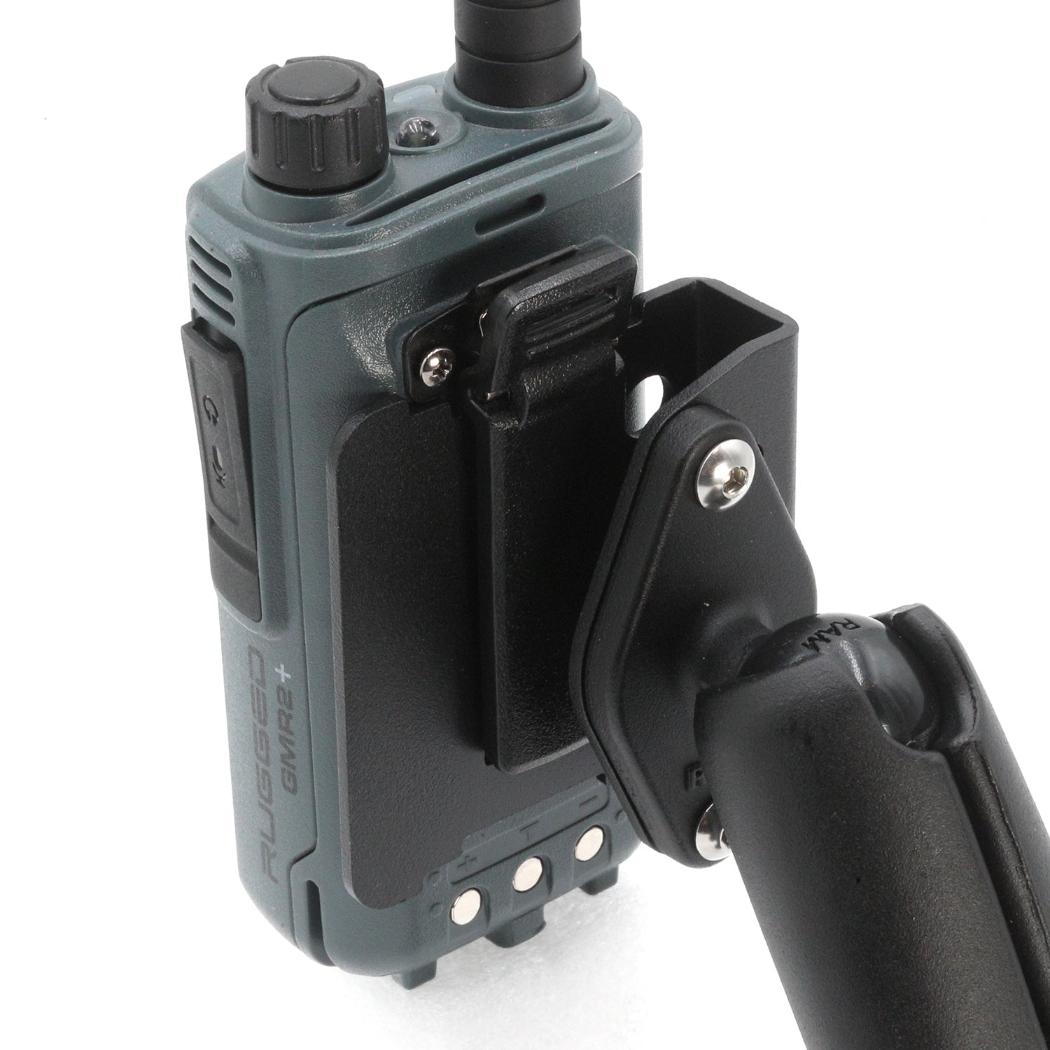 RAM Mount for Handheld Radios - Suction Cup Mount / Radio and Hand Mic