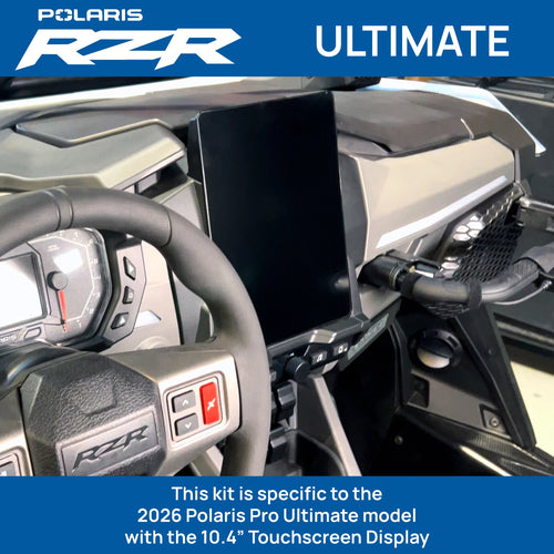 2026 Polaris RZR Pro R Ultimate – Complete Communication Kit with Bluetooth Intercom and 2-Way Radio (10.4″ Touchscreen Models Only) - 696 PLUS Remote Head / M1 VHF Business Band