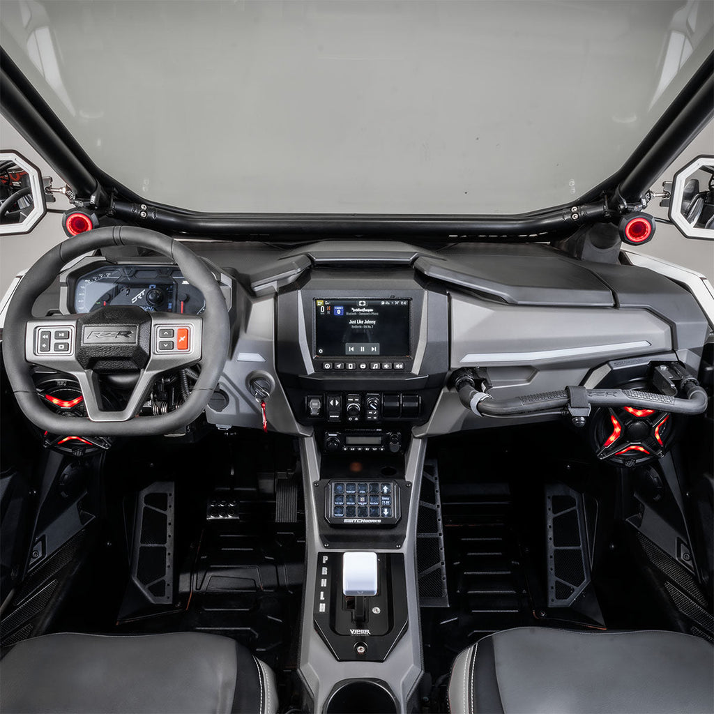 2025-2026 Polaris® RZR Pro R / Pro S / Pro XP Phase-7 K-Spec 7-Speaker Plug-&-Play Kit for Ride Command