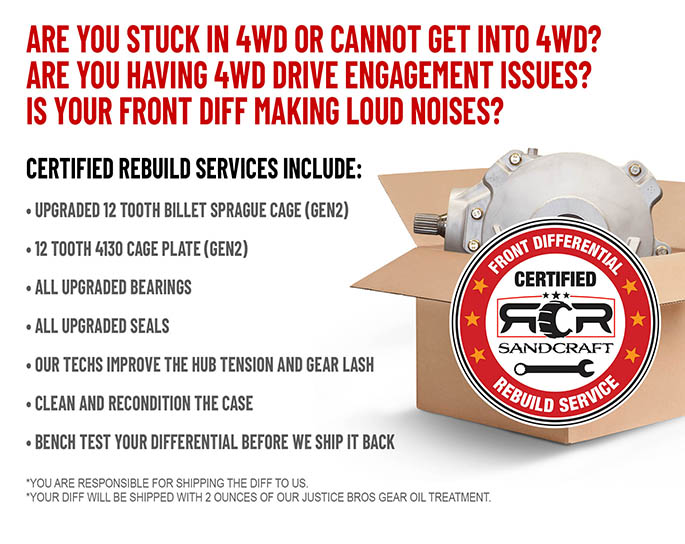 GEN 2 BULLETPROOF FRONT DIFFERENTIAL RE-BUILD 2014 RZR XP 1000