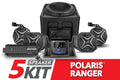 2018-2024 Polaris Ranger XP1000 A-Spec SSV Works 5-Speaker Audio System w/JVC