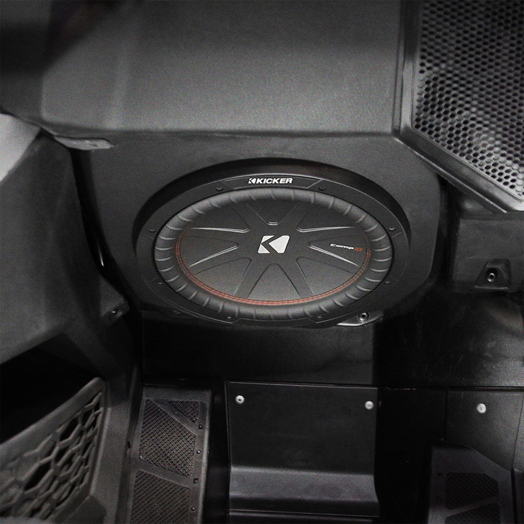 2020-2024 Polaris RZR Pro R / Turbo R / Pro XP Under-Dash 10" Sealed Subwoofer-Enclosure (Unloaded)