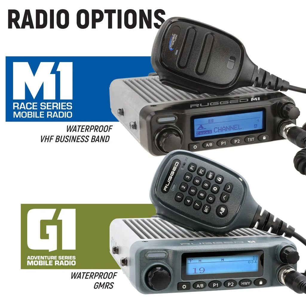 2026 Polaris RZR Pro R Ultimate – Complete Communication Kit with Bluetooth Intercom and 2-Way Radio (10.4″ Touchscreen Models Only) - STX Stereo Remote Head / M1 VHF Business Band