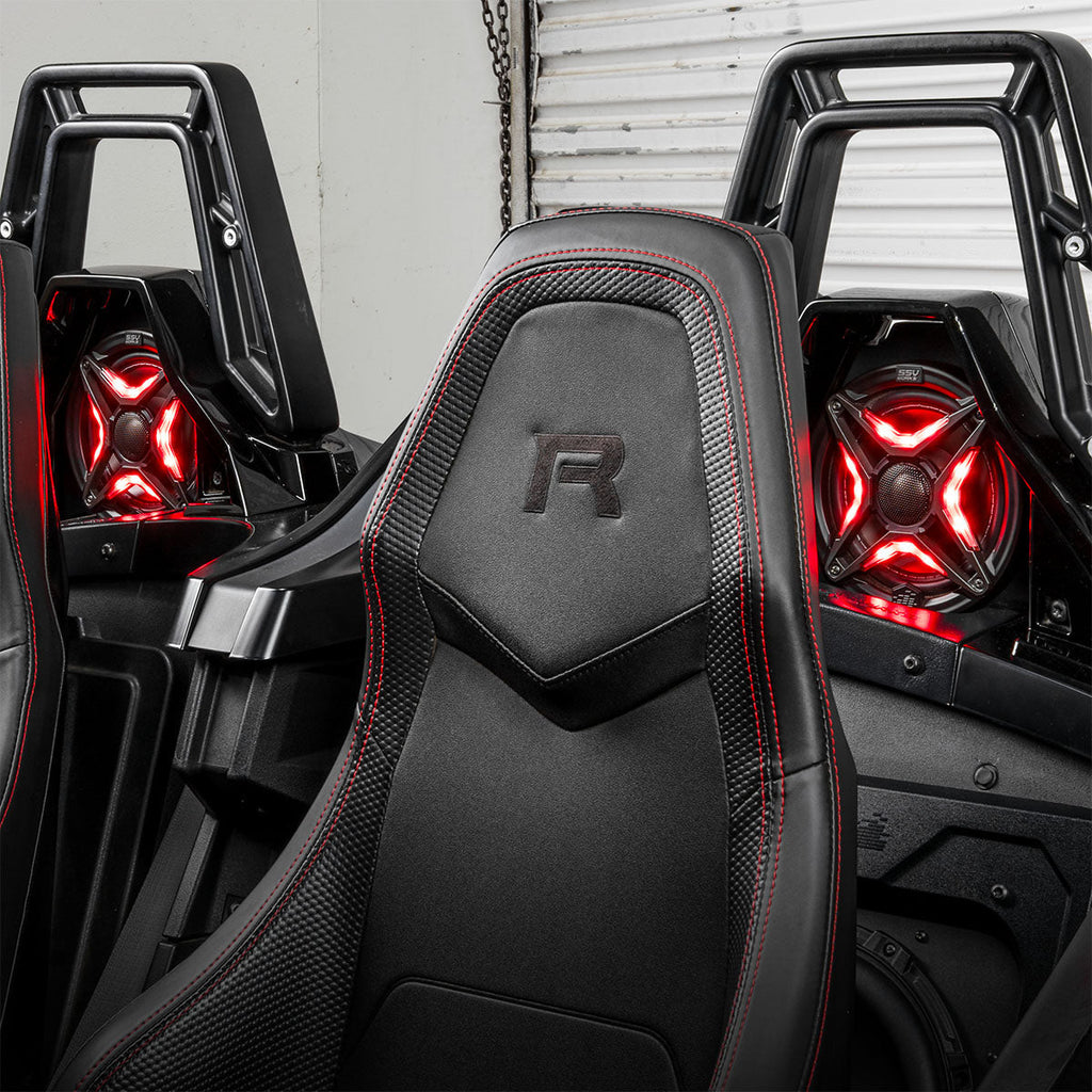 2018-2025 Polaris® Slingshot Phase-6 K-Spec 1400watt 5-Speaker Audio-System for Ride Command