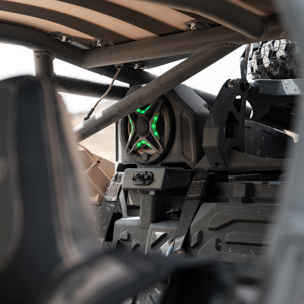 2025-2026 Polaris® RZR Pro R / Pro S / Pro XP Phase-5 V-Spec 7-Speaker Plug-&-Play Kit for 7" Ride Command
