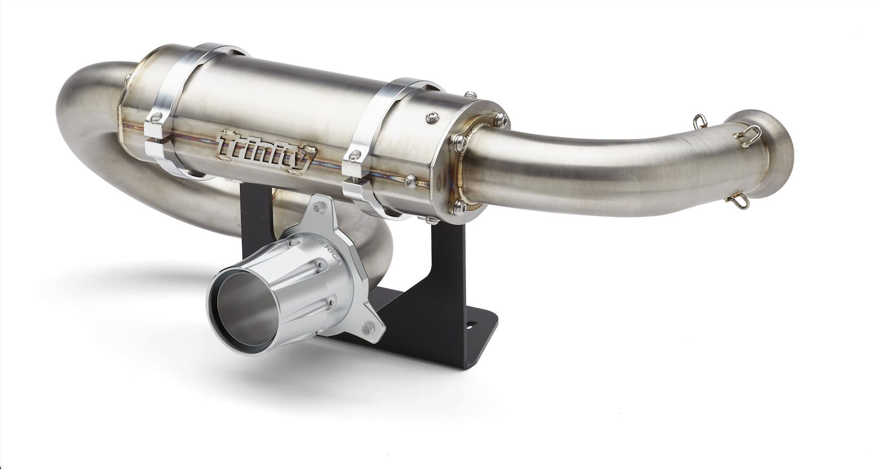 MAVERICK X3 / MAX / RR CENTER EXIT SLIP ON W/ BILLET TIP