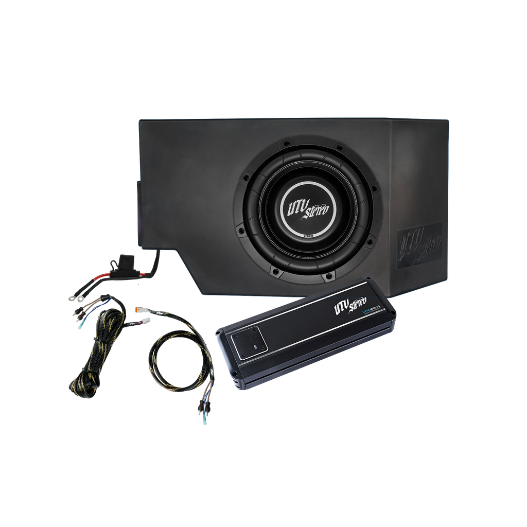 Can-Am® Defender HD10 1000W Single Passenger Side 10" Subwoofer Kit | UTVS-DEF-SUB-1000