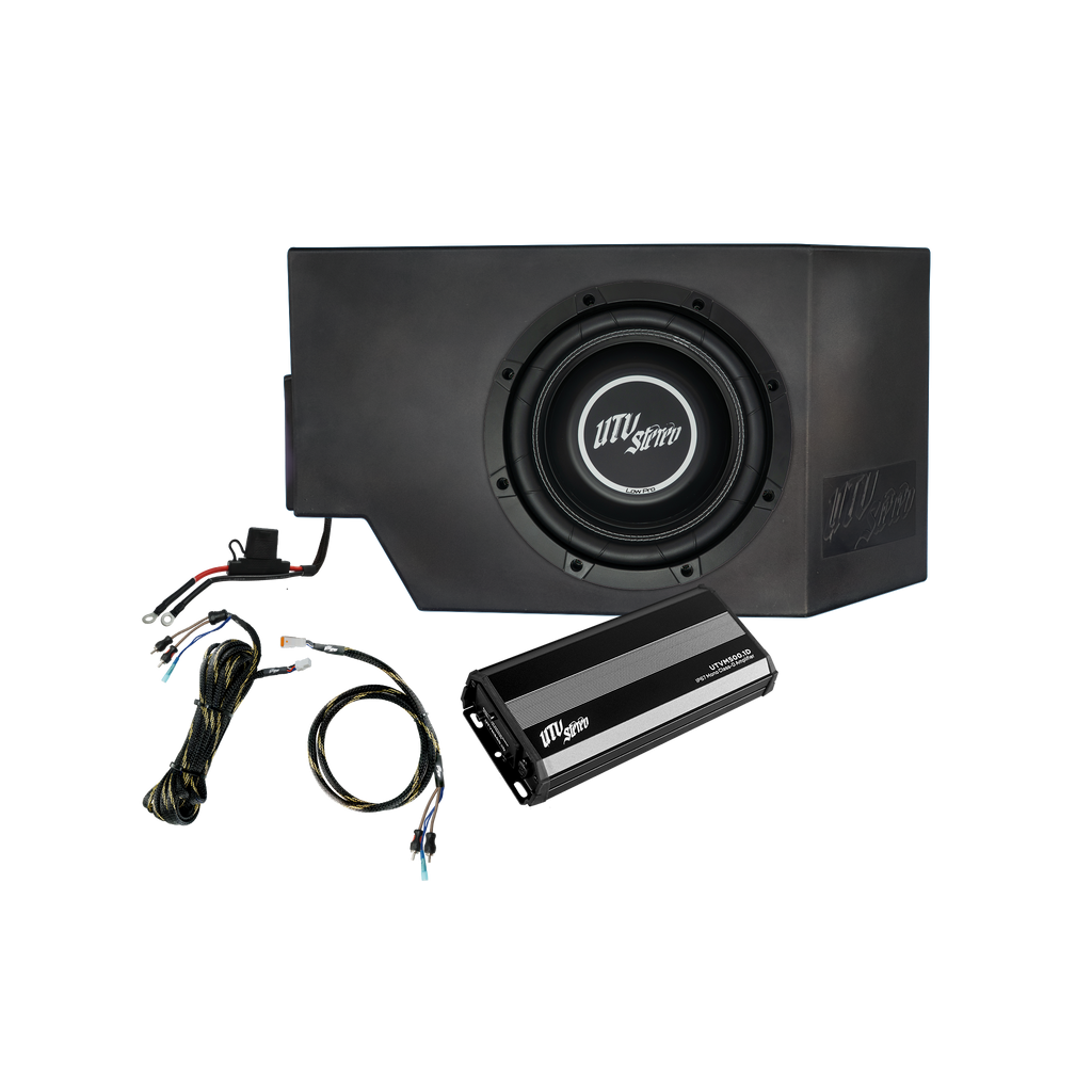 Can-Am® Defender HD10 500W Single Side 10" Subwoofer Kit | UTVS-DEF-SUB-500