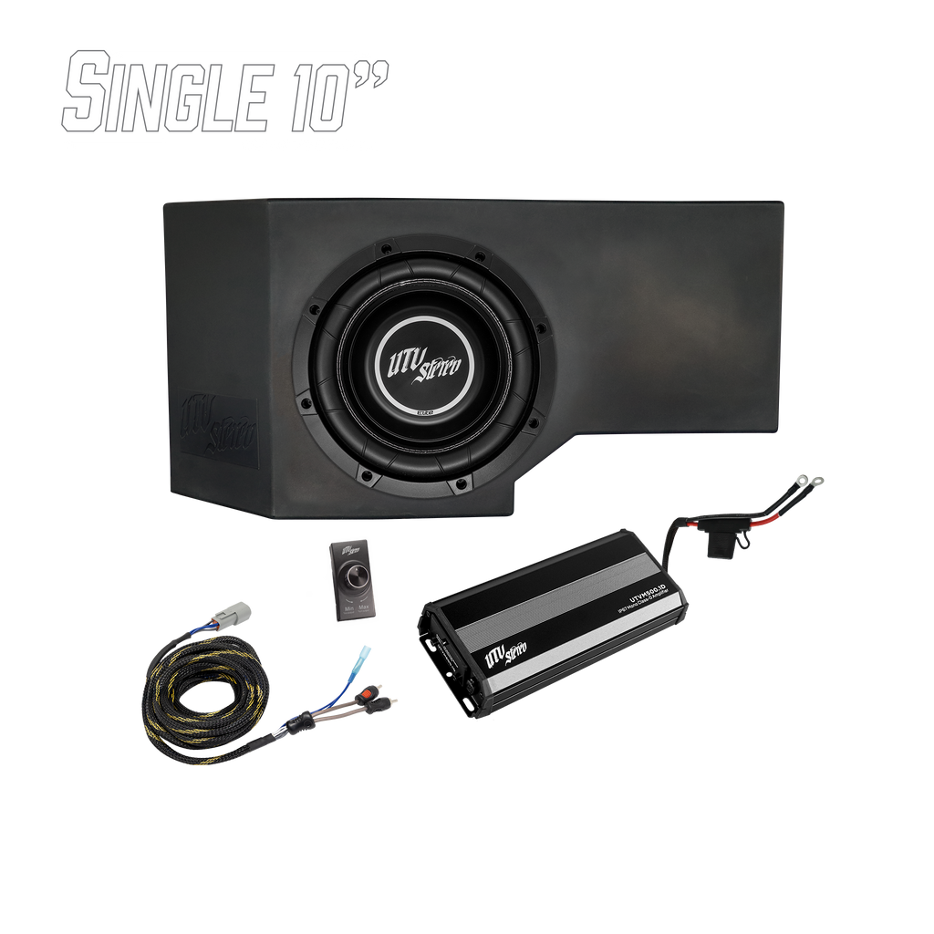 Can-Am® Defender HD11 500W Single 10" Subwoofer Kit | UTVS-DEF2-500-1-GO