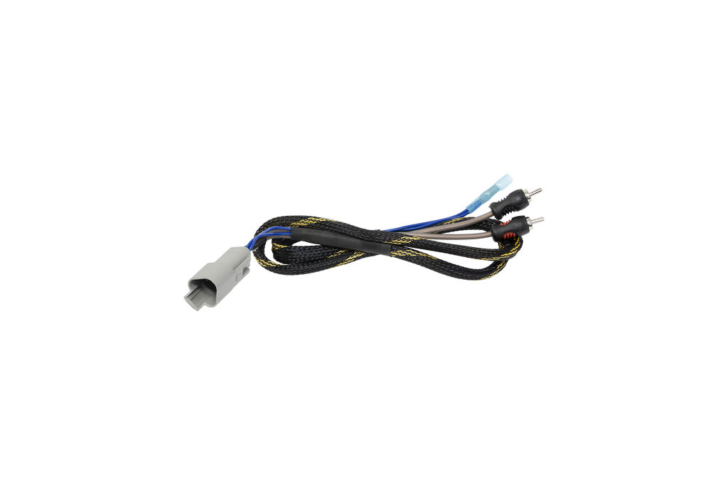 UTV Stereo Defender HD11 BRP GO! Subwoofer RCA Output Harness - 3' | UTVS-DEF2-GO-SUB-OUT-3