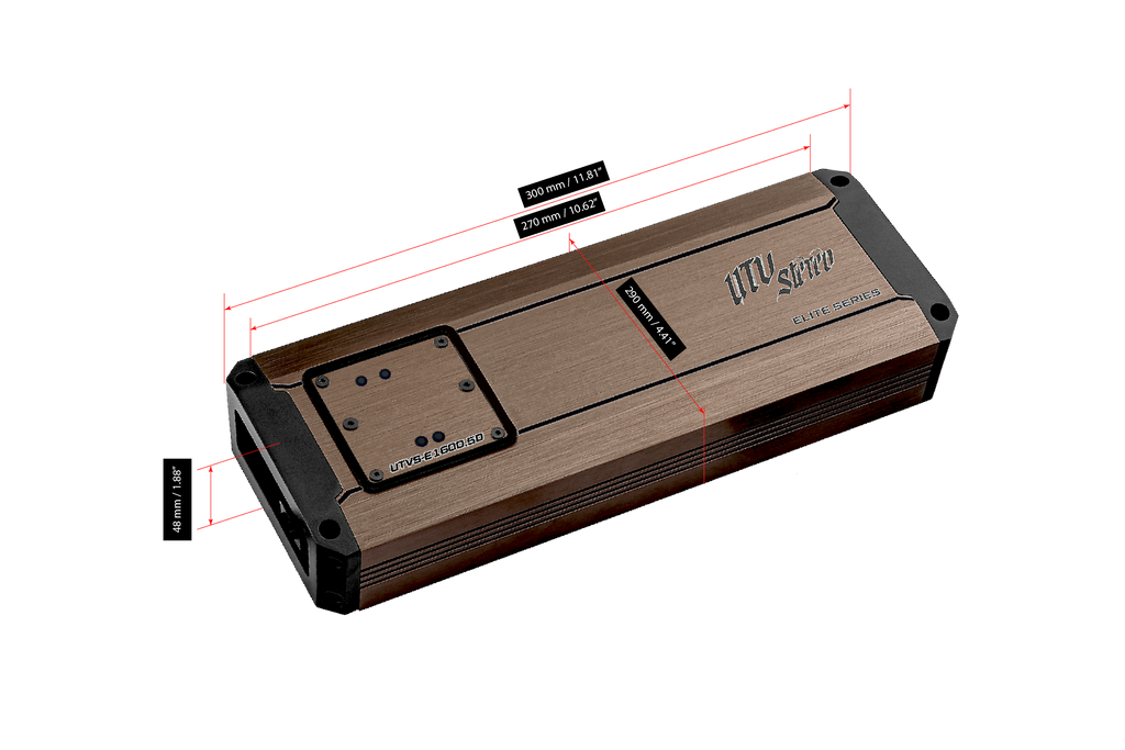Elite Series 1600W 5-Channel Amplifier | UTVS-E1600.5D Kawasaki