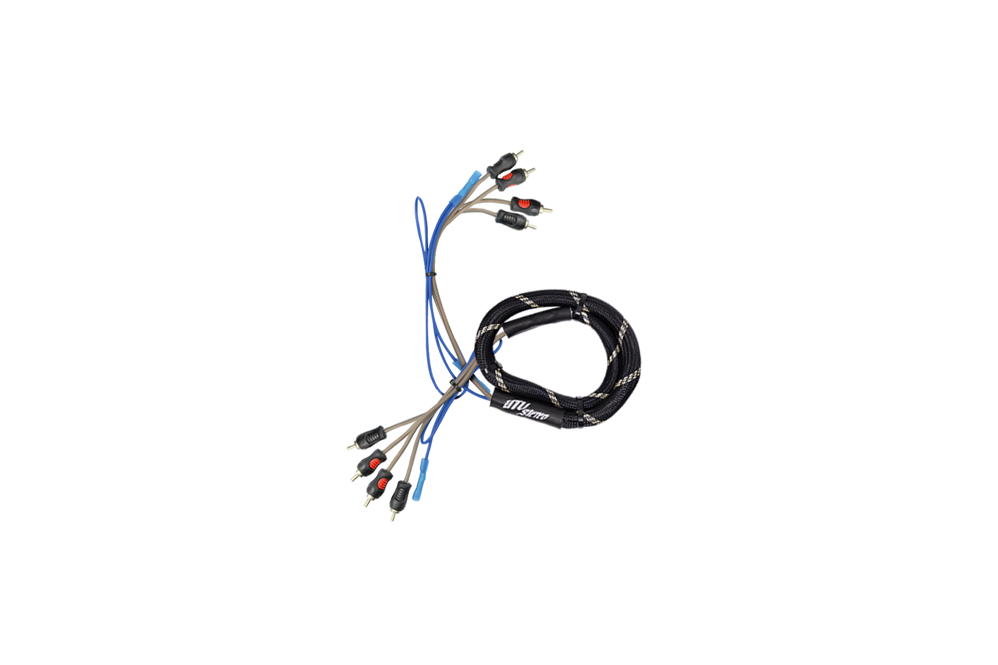 UTV Stereo 2-Channel RCA Harness - Front + Remote | UTVS-HRN-RCA-1