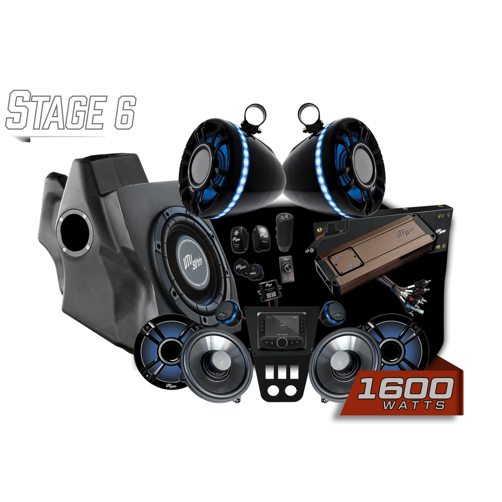 '20-'24 RZR® Pro Series Elite Stage 6 Stereo Kit | UTVS-PRO-S6-E