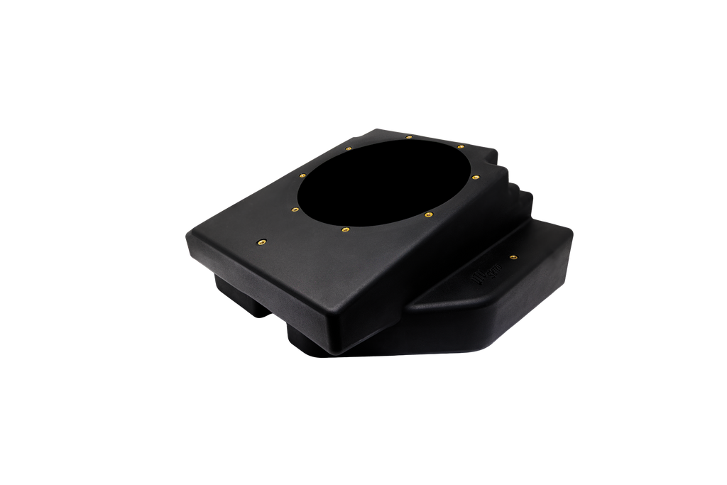 Can-Am® Maverick R 10" Rear Passenger Subwoofer Enclosure (4-SEAT MODELS) – Unloaded | UTVS-R-ENC-PASS-4R