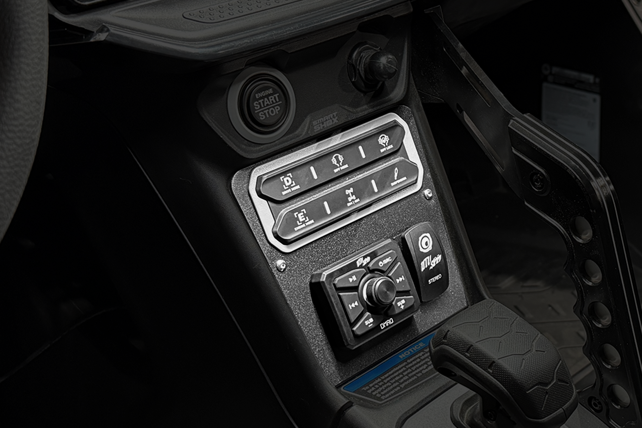 Maverick R Head Unit Mount Kit | UTVS-R-HUMT-KIT