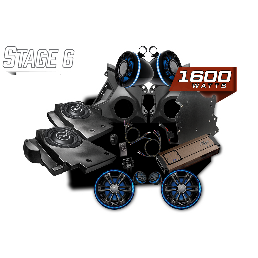 Can-Am® Maverick R BRP GO! Elite Series Stage 6 Stereo Kit | UTVS-R-S6-E-GO