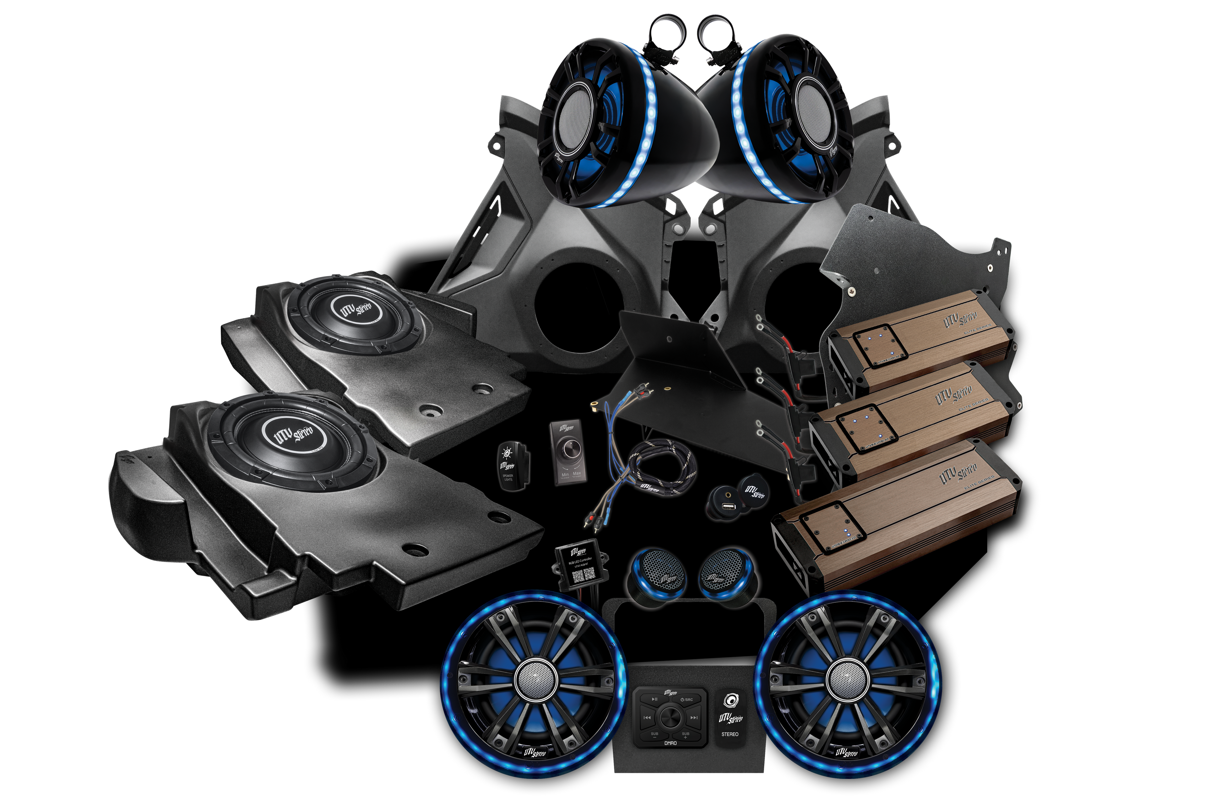 Can-Am® Maverick R Elite Series Stage 8 Stereo Kit | UTVS-R-S8-E