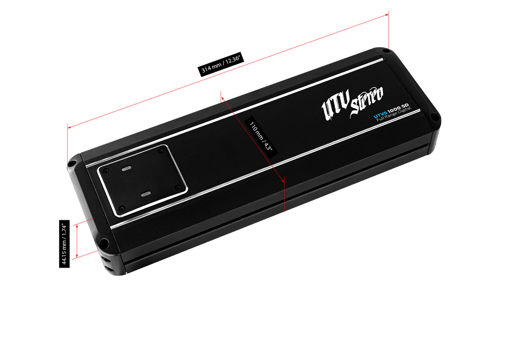 Signature Series 1000W 5-Channel Amplifier | UTVS1000.5D Kawasaki