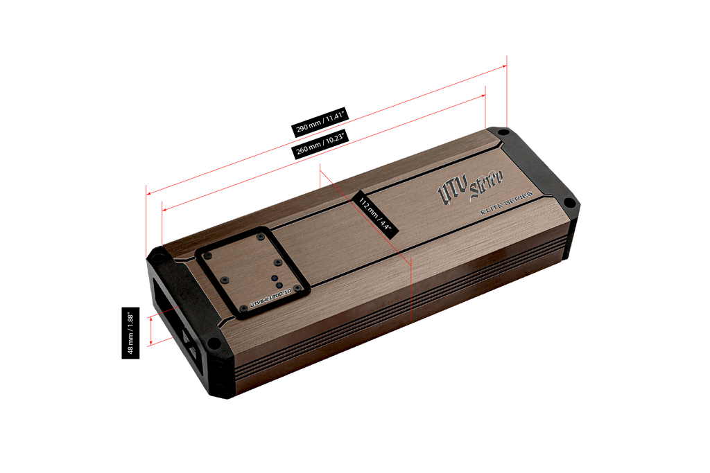 Elite Series 1200W Monoblock Amplifier | UTVS-E1200.1D Kawasaki