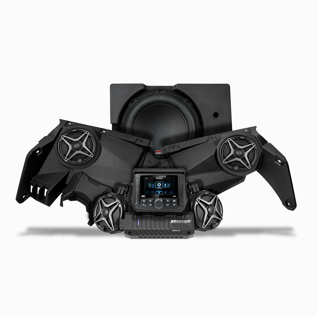 2017-2026 Can-Am® X3, Phase-4 A-Spec 5-Speaker 800watt System w/MRB4