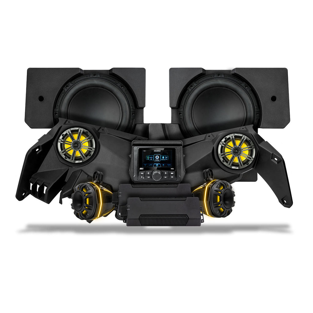 2017-2026 Can-Am® X3, Phase-6 K-Spec 6-Speaker 1650watt System w/MRB4