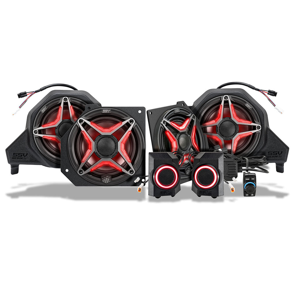2024-2026 Polaris Xpedition 6-Speaker V-Spec Plug-&-Play Factory-Audio Upgrade Kit