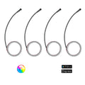 5150 Whips 187 Style Yamaha YXZ Halos - official 5150 product image 1