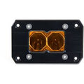 Heretic BA-2 Flush Mount Amber LED Pod Light (single)