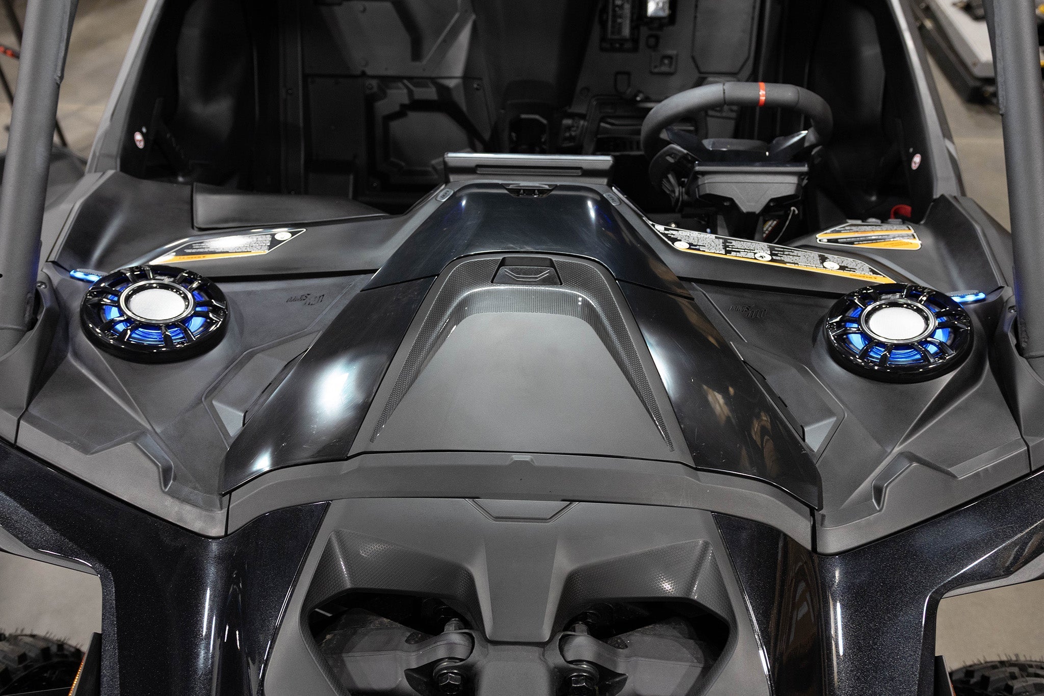 Can-Am® Maverick R 6.5" Dash Panel Speaker Mounts | UTVS-R-DP65