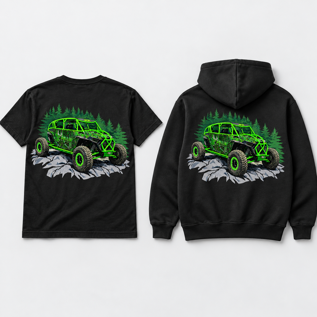 Rollin Lit Green Buggy T-Shirt & Hoodie